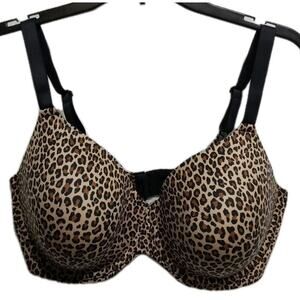 *NWT* Auden 46DD Animal Print The Superstar Full Coverage T-Shirt Bra #G20
